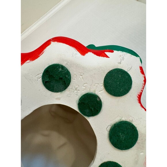 Mr and Mrs Santa Claus 1970's Ceramic Mold Figures 10” Handmade Vintage - Picture 11 of 11